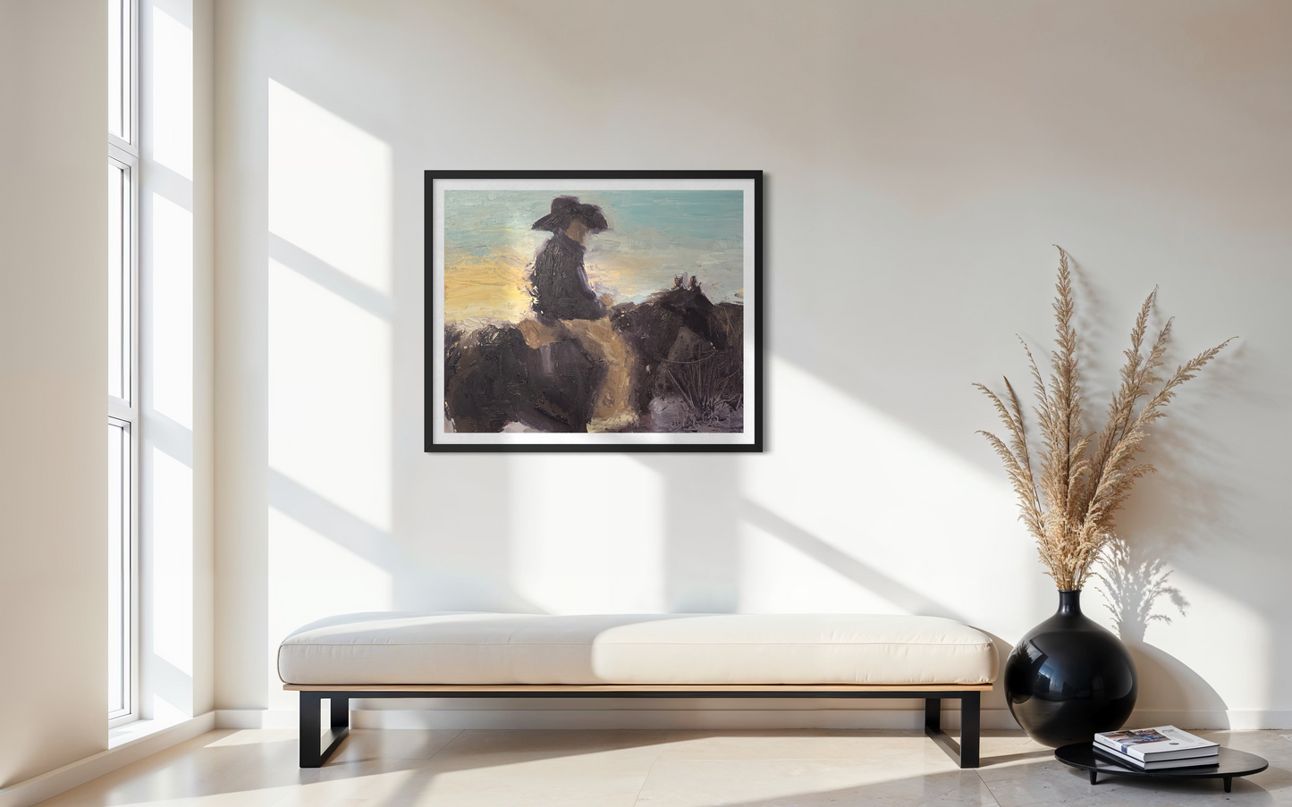 Framed "Last Light" poster