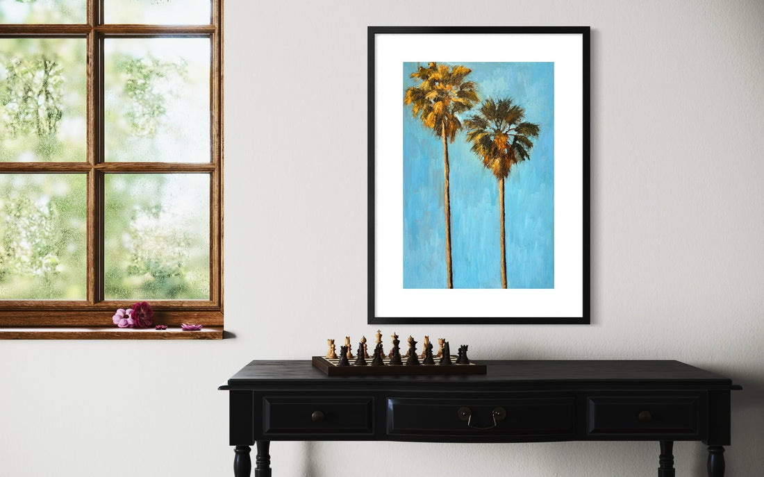 Why I Keep Painting LA Palms in Oil