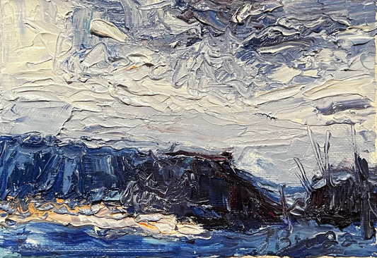 Yellowstone Study — oil on canvas by John Wellington