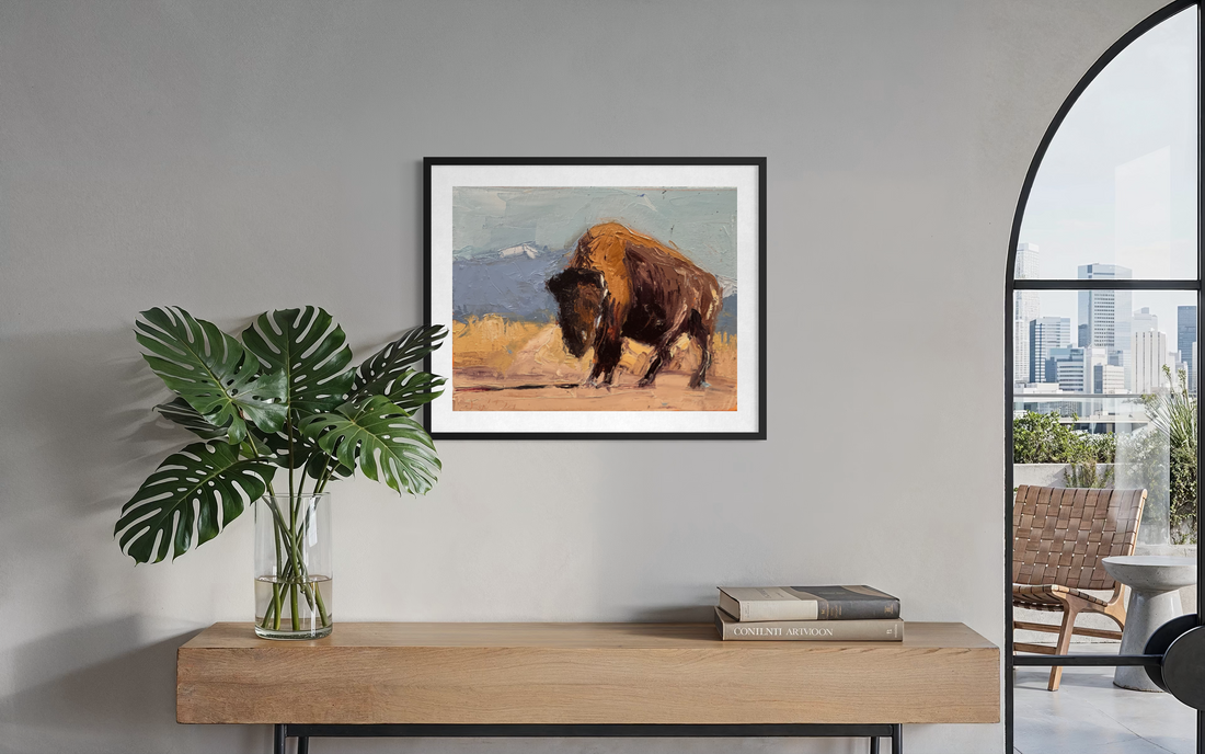 Bison Wall Art: What I Was Chasing With the Study Series