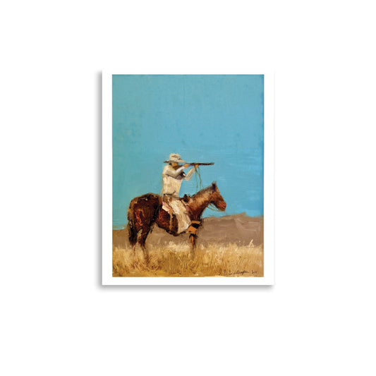 Sharpshooter — oil on canvas by John Wellington