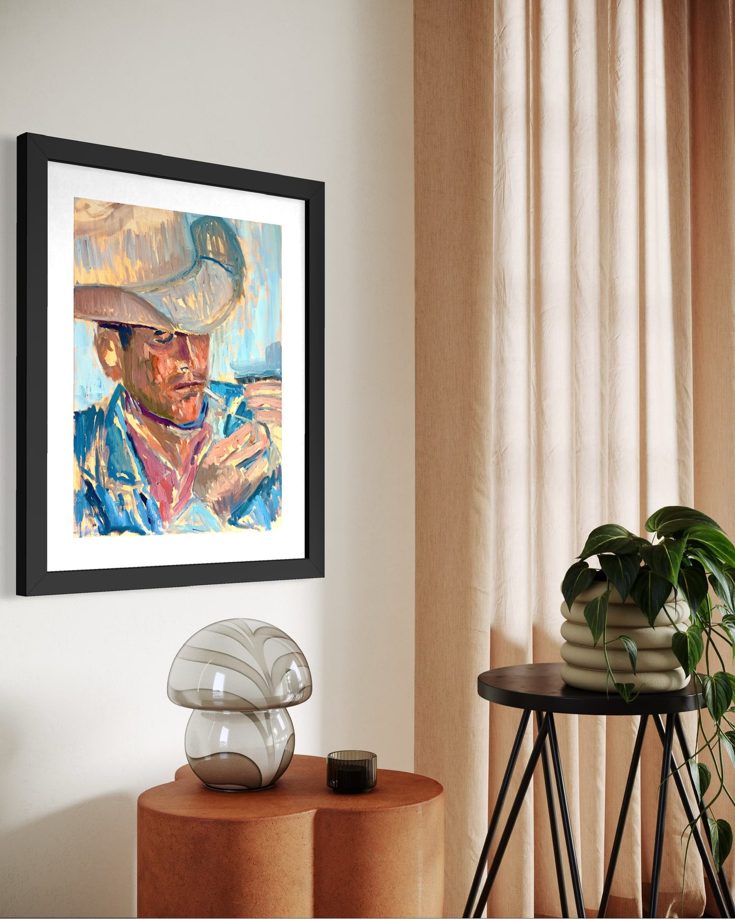 Framed "El Chucho" Poster