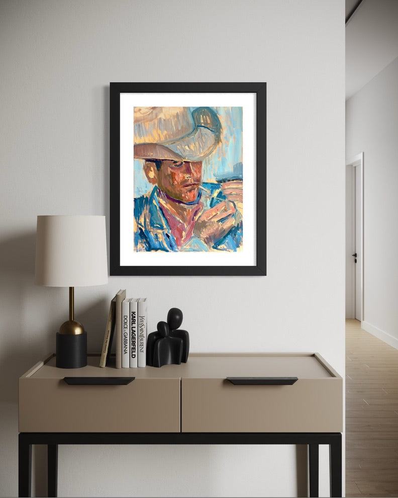 Framed "El Chucho" Poster