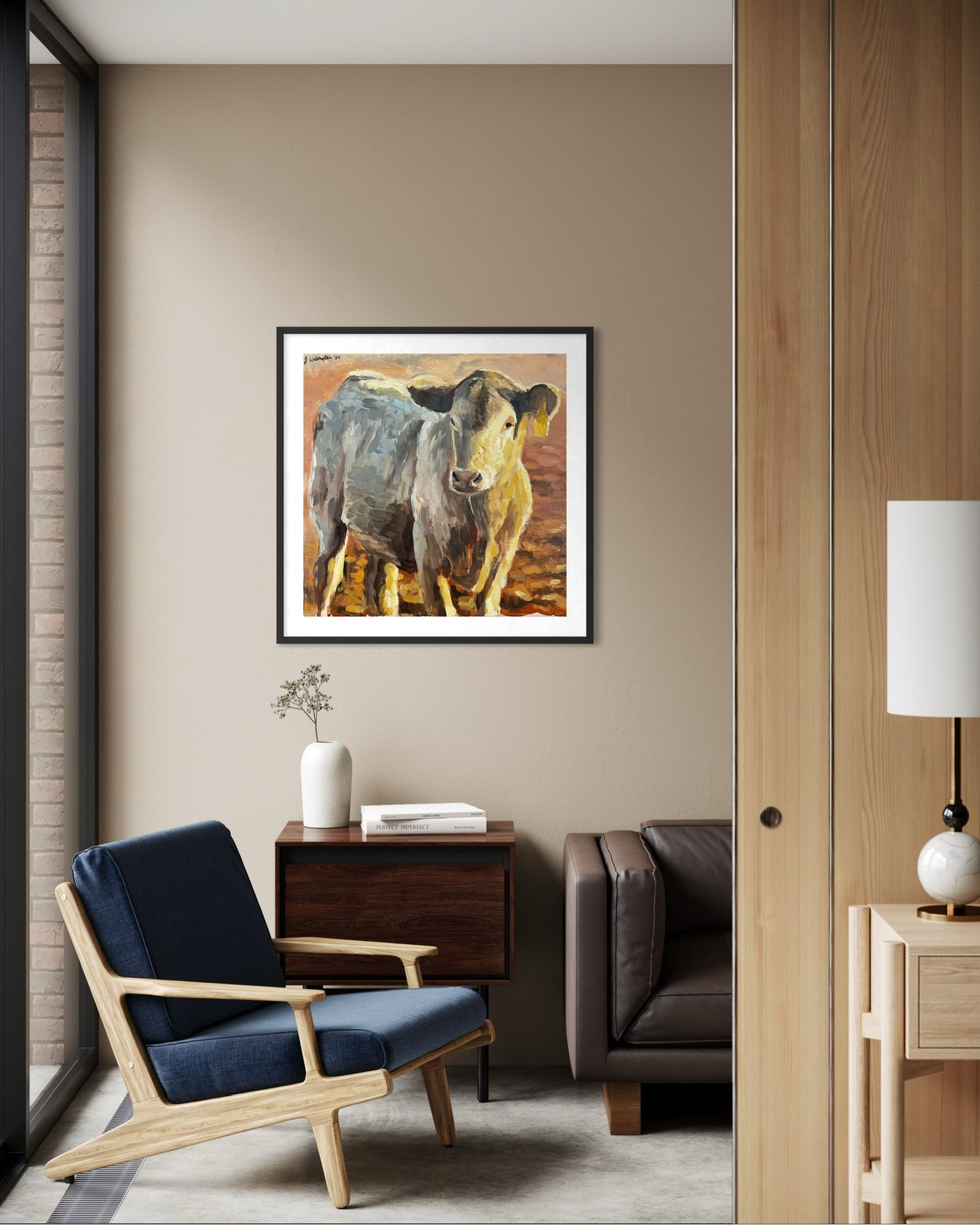 Framed "Sweet Pea" poster