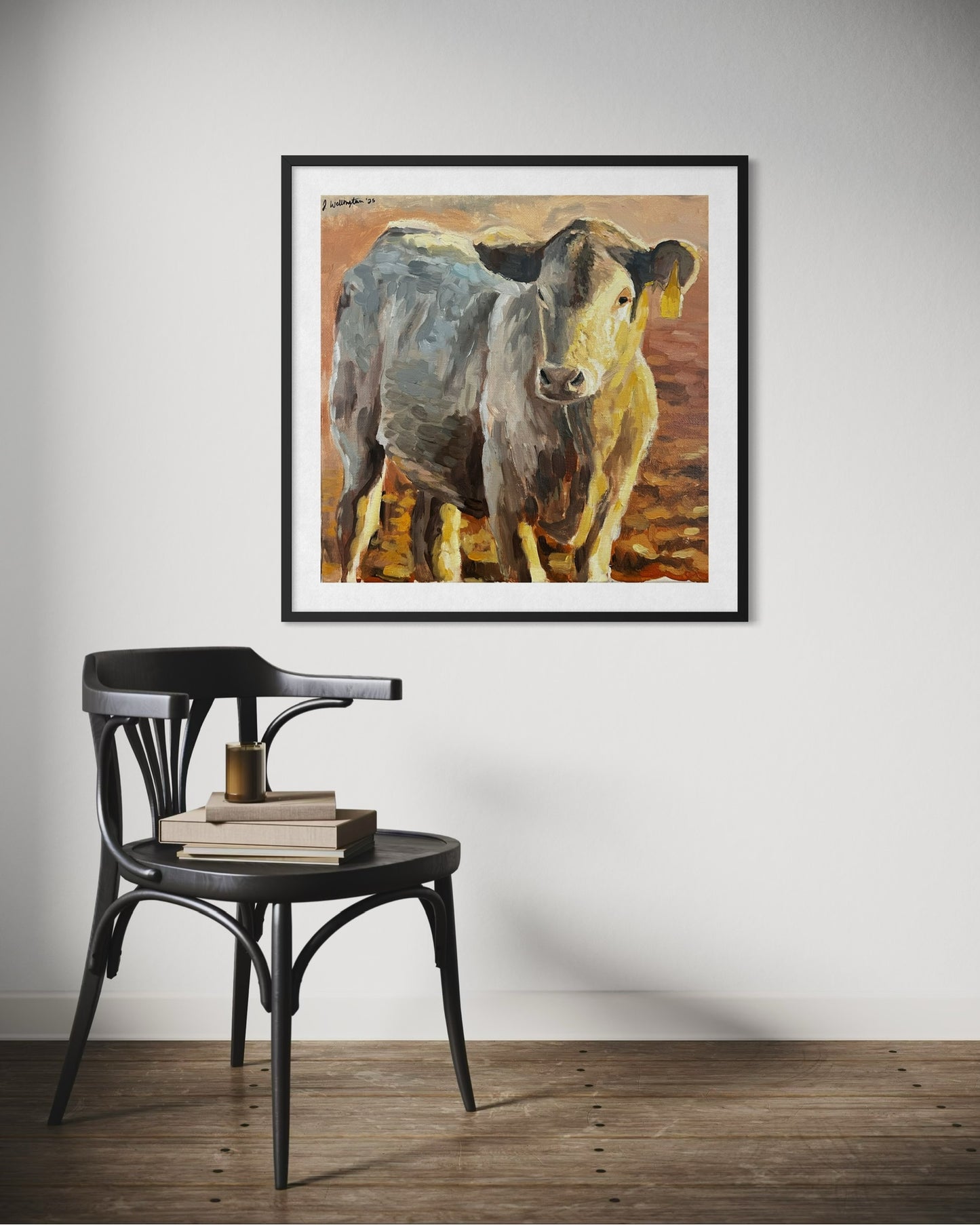 Framed "Sweet Pea" poster