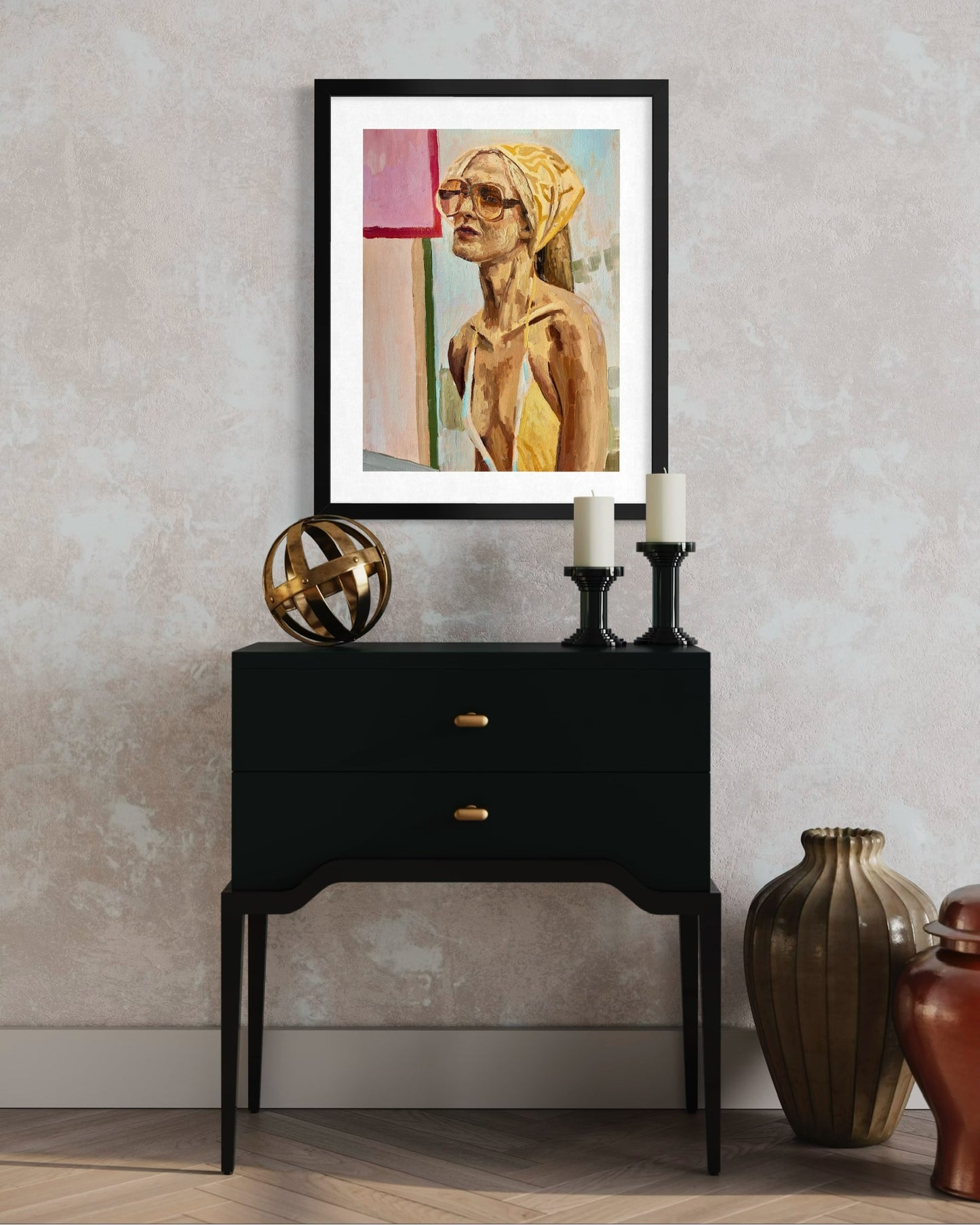 "LA Woman" Framed Poster