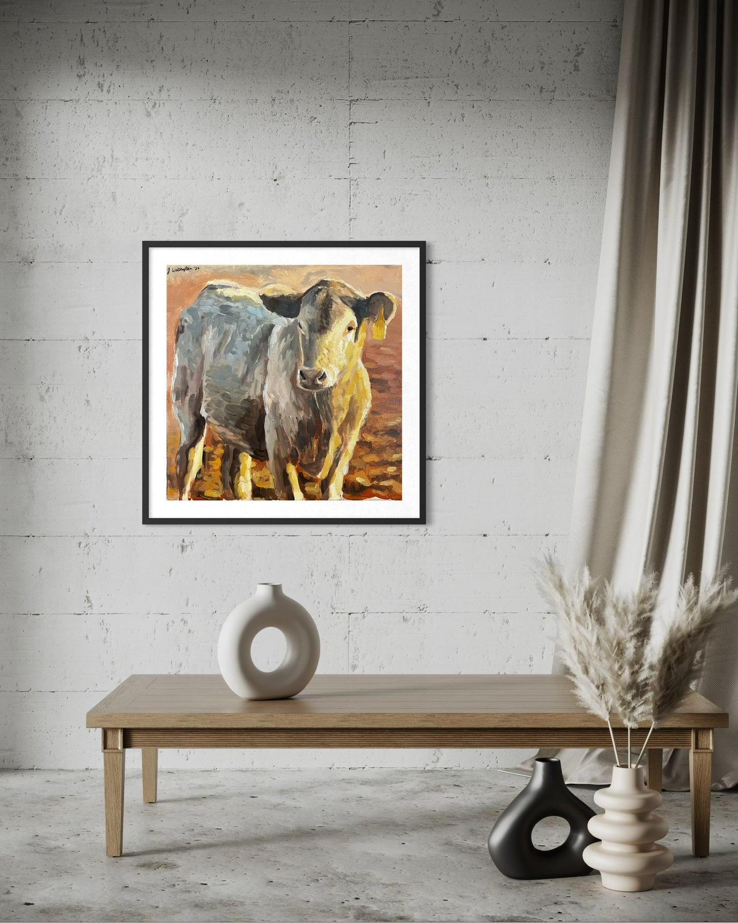 Framed "Sweet Pea" poster