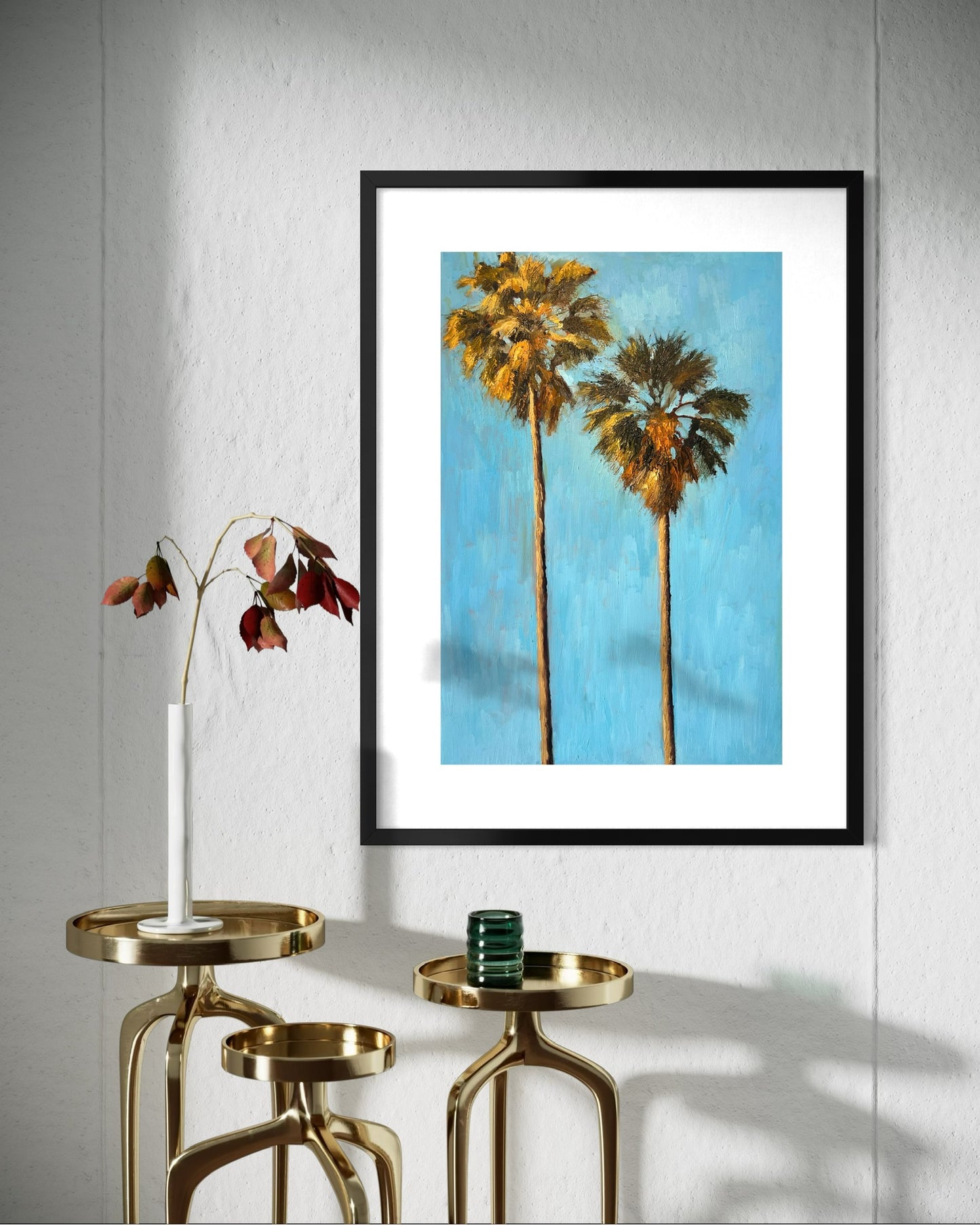 "Afternoon Palms" Poster