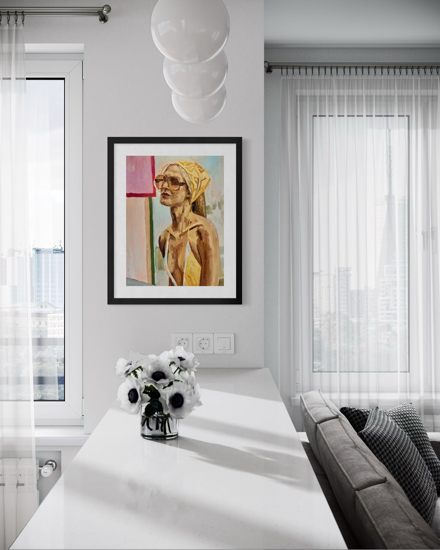 "LA Woman" Framed Poster
