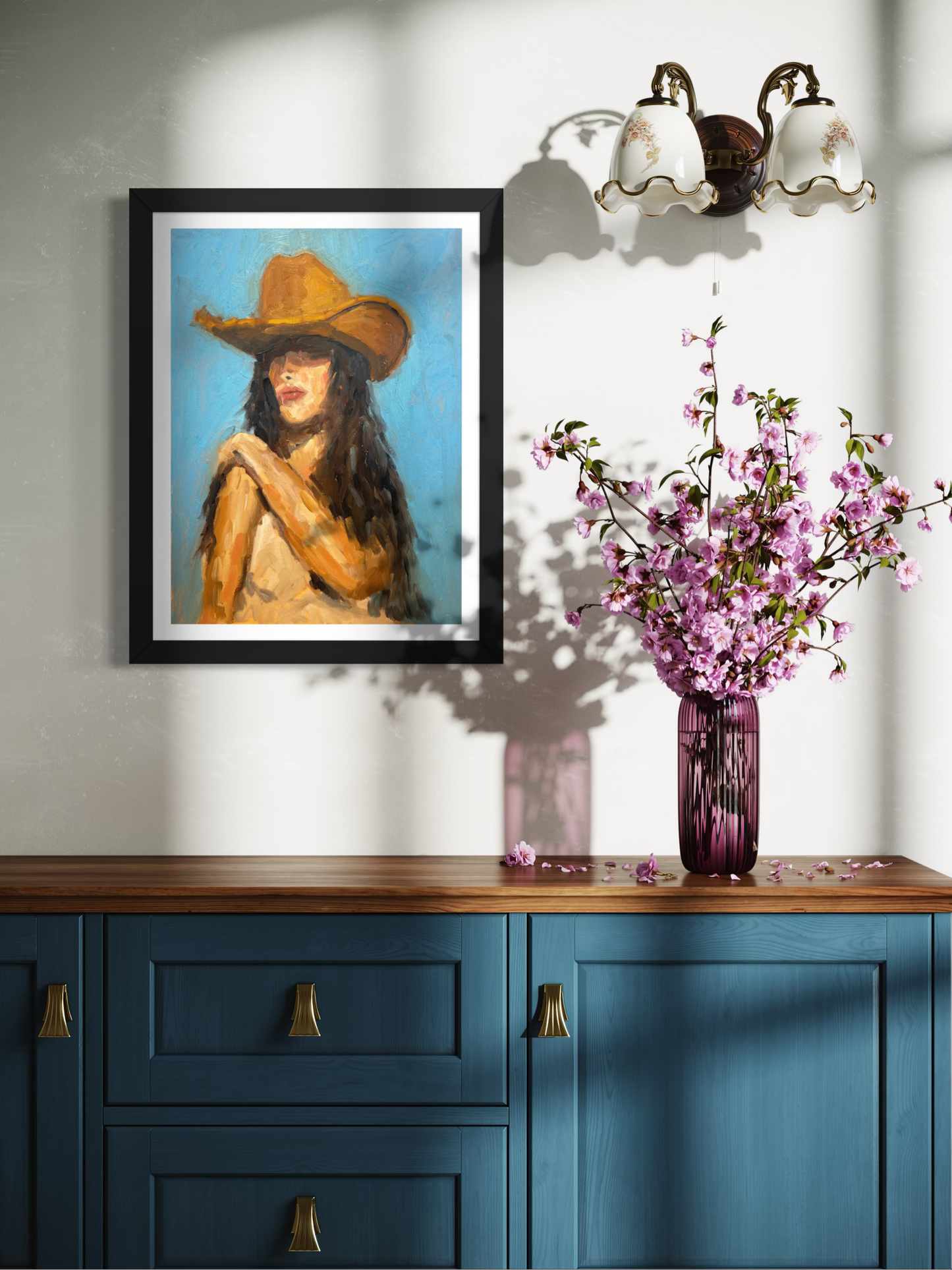 "Cowgirl" Framed Poster