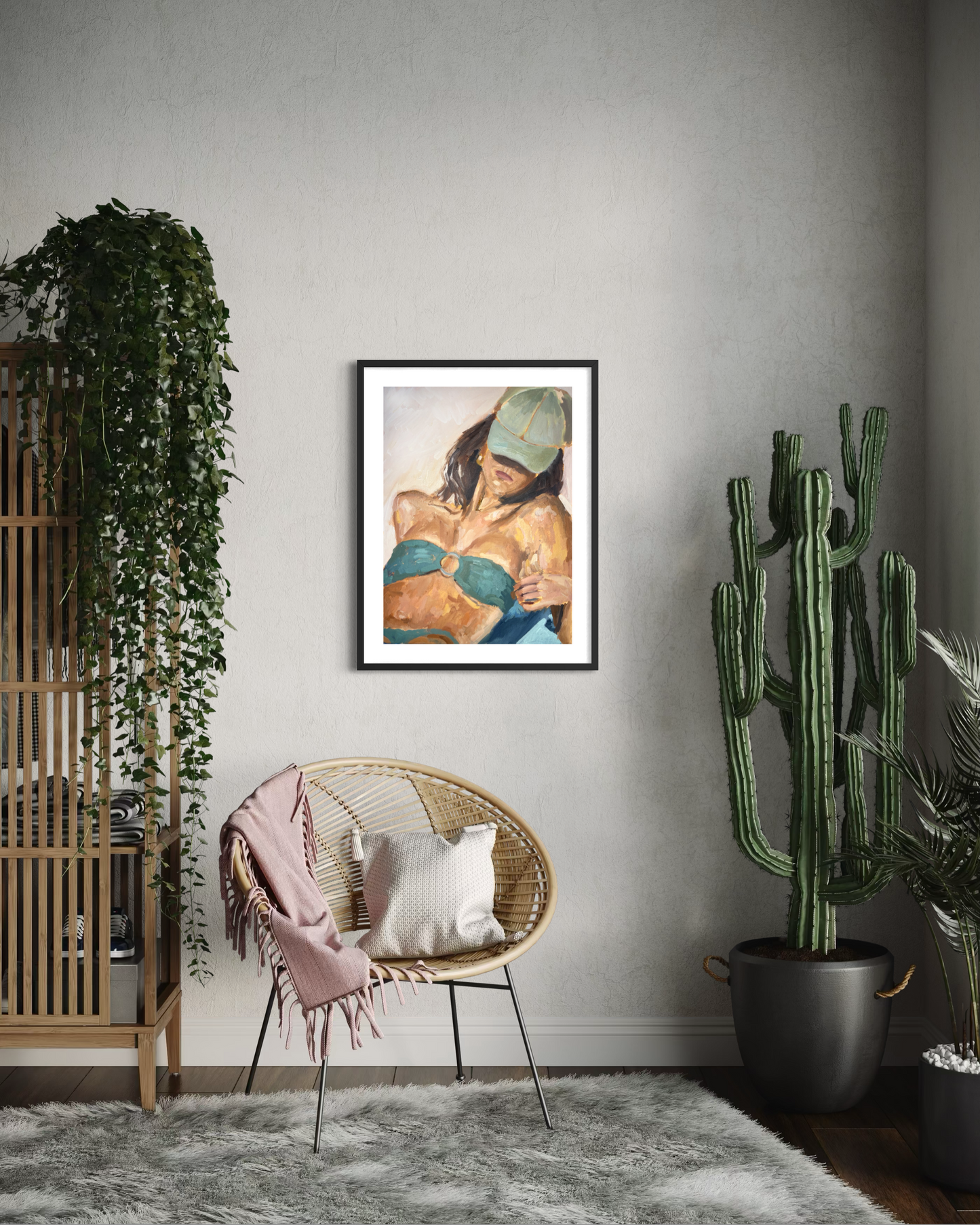 "Do Not Disturb" Framed Print