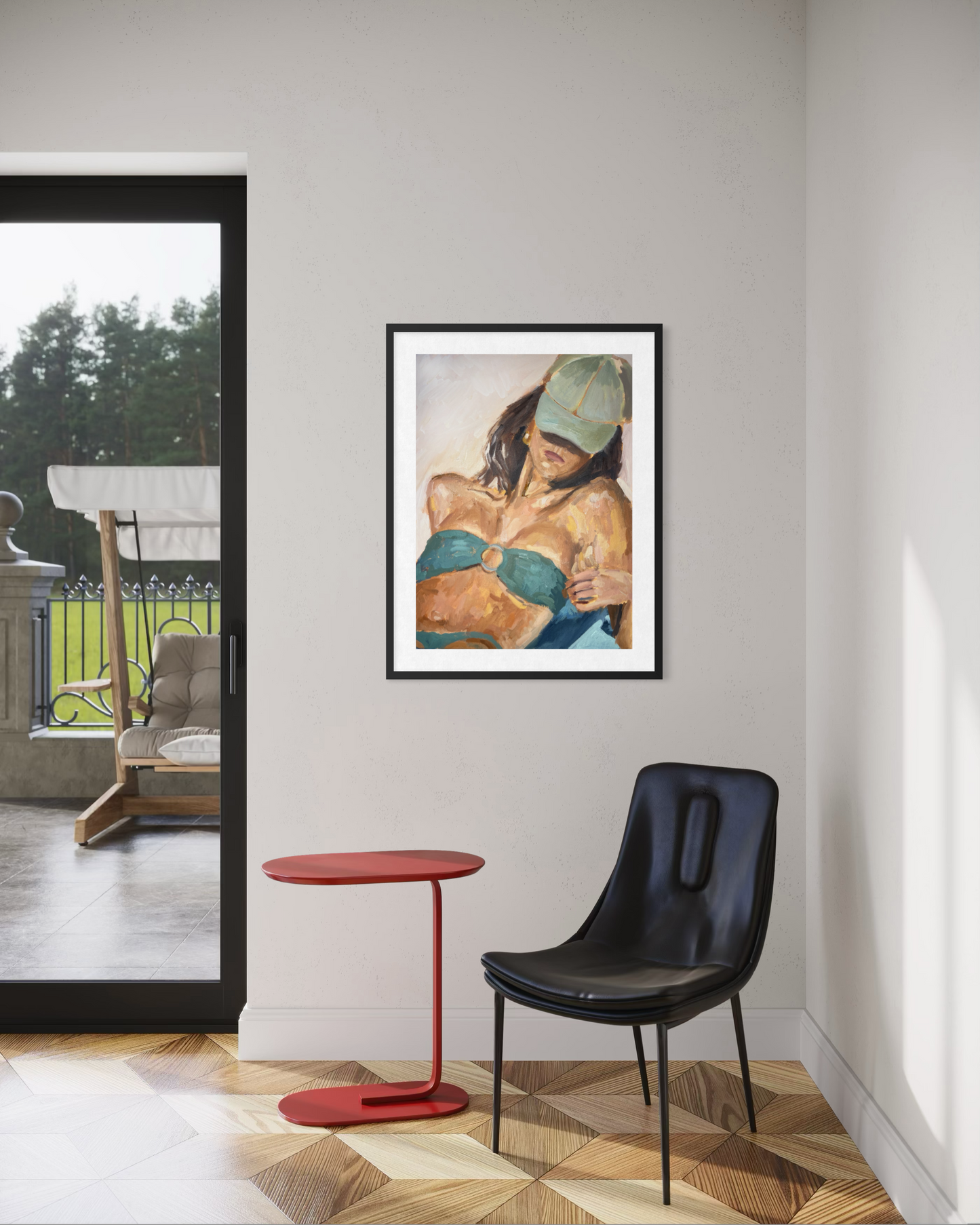 "Do Not Disturb" Framed Print