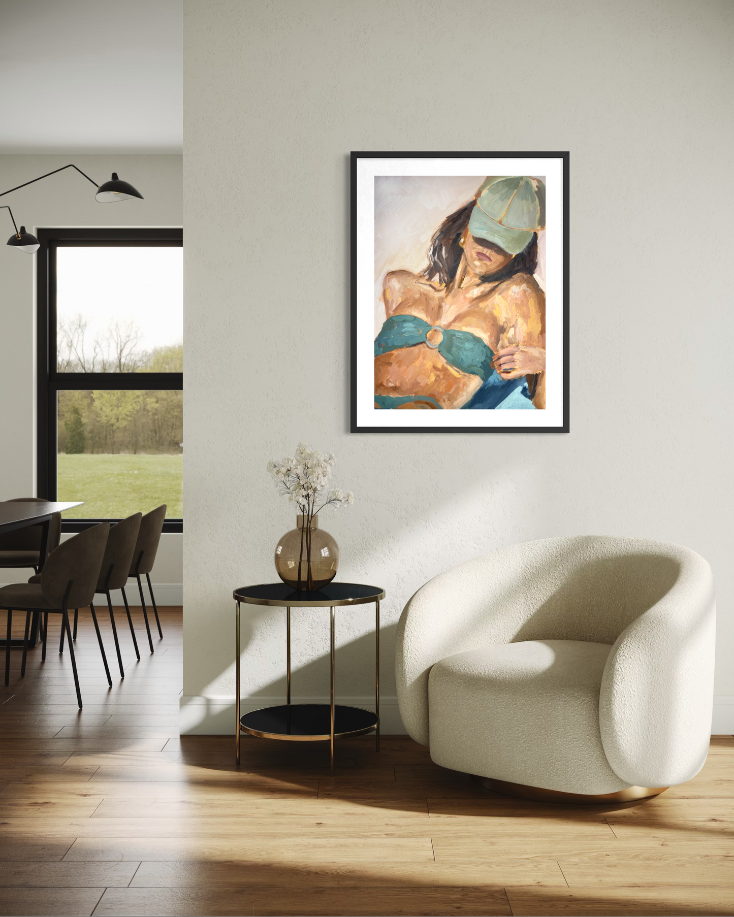 "Do Not Disturb" Framed Print