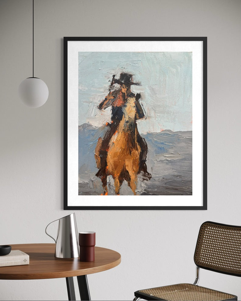 Framed "El Bandito" Poster
