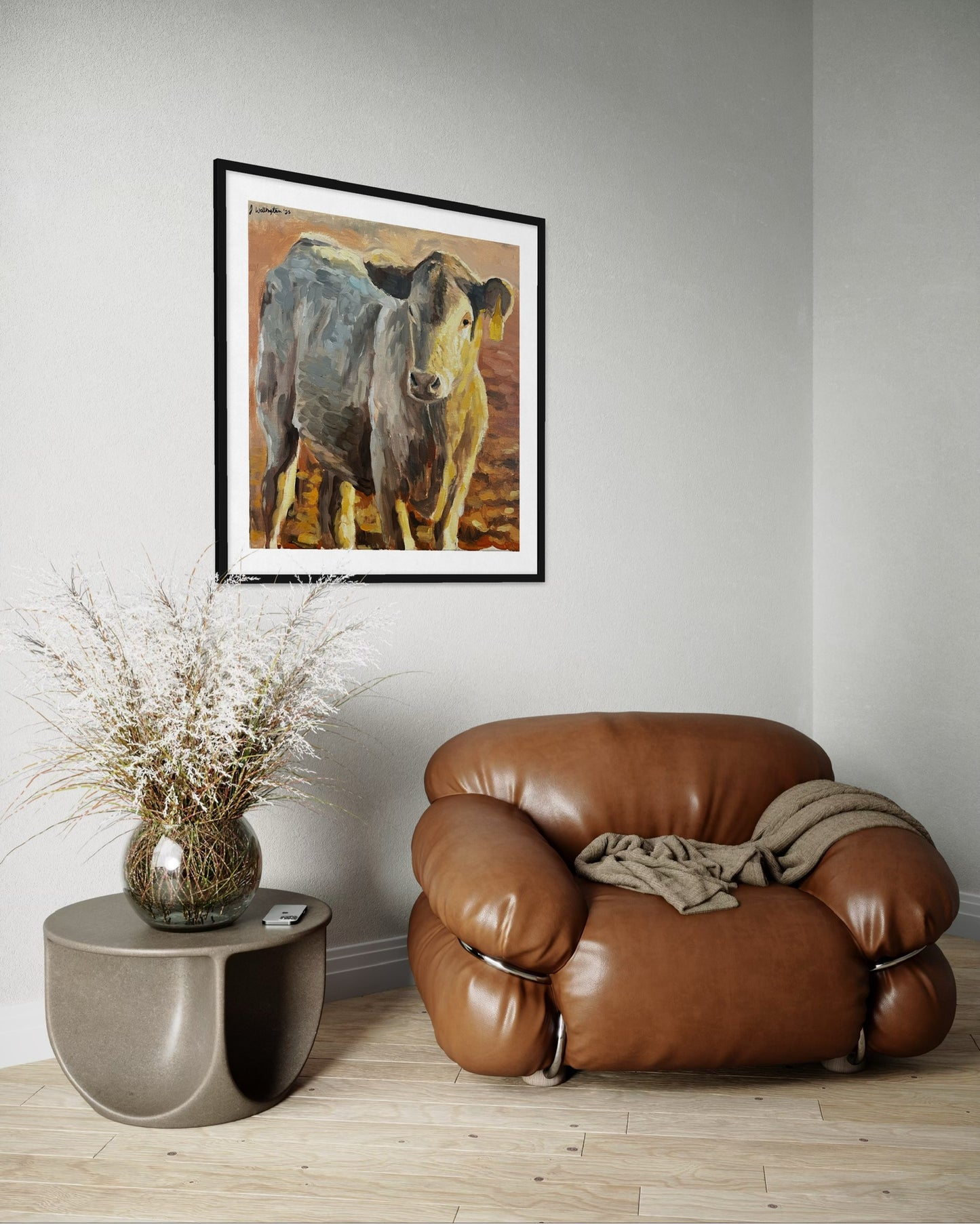 Framed "Sweet Pea" poster