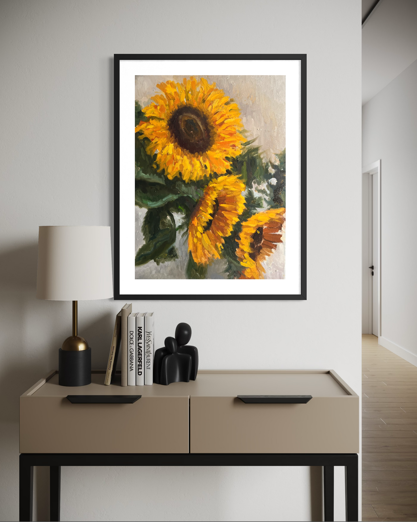 Framed "Sunflowers No. 2" Poster
