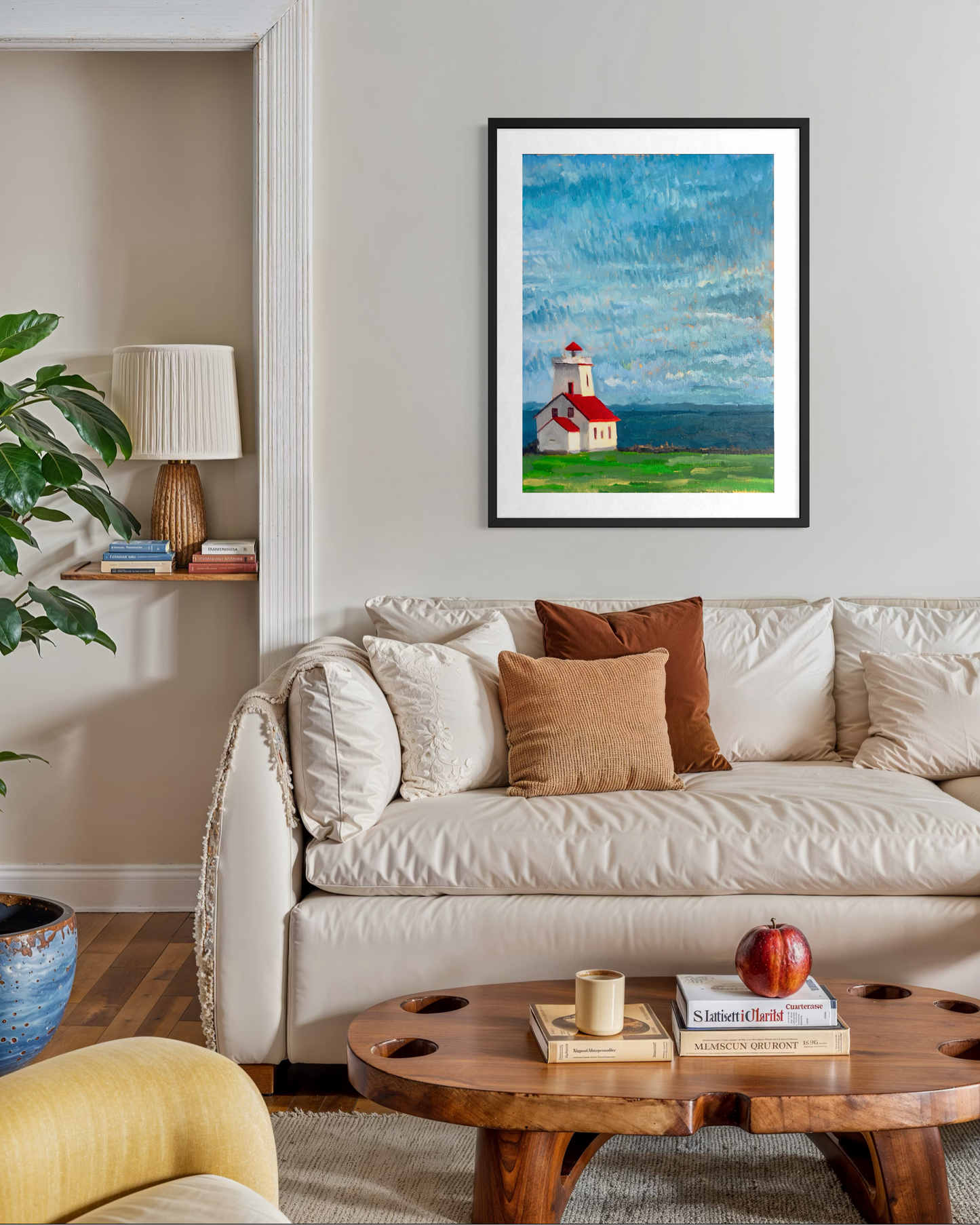 Lighthouse by the Sea Poster