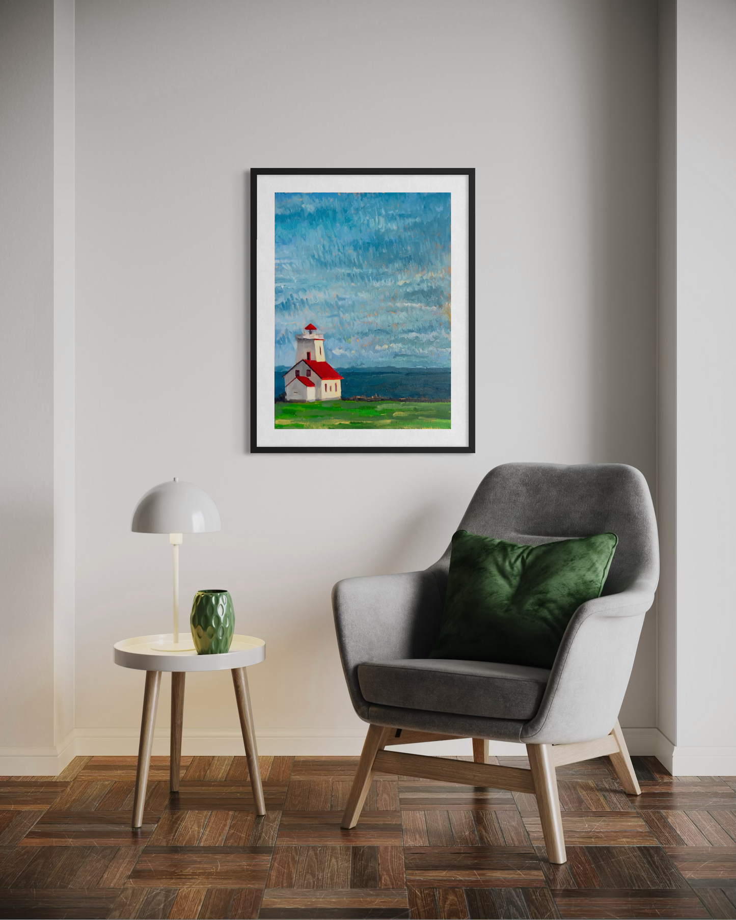Lighthouse by the Sea Poster