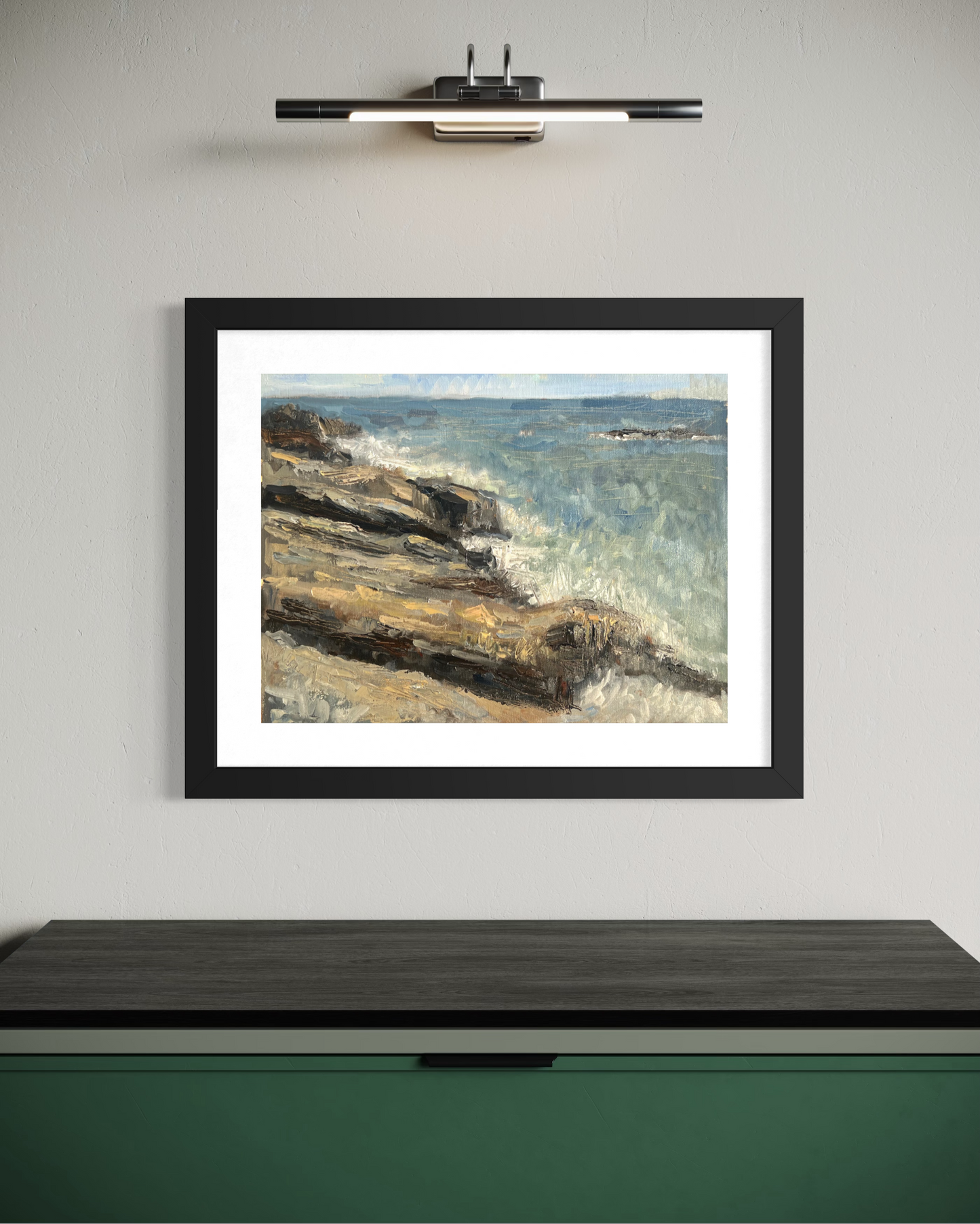 "Rocky Beach" Framed Poster