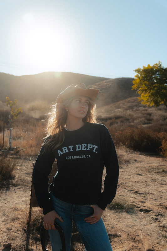 Art Dept. Signature Navy Crewneck
