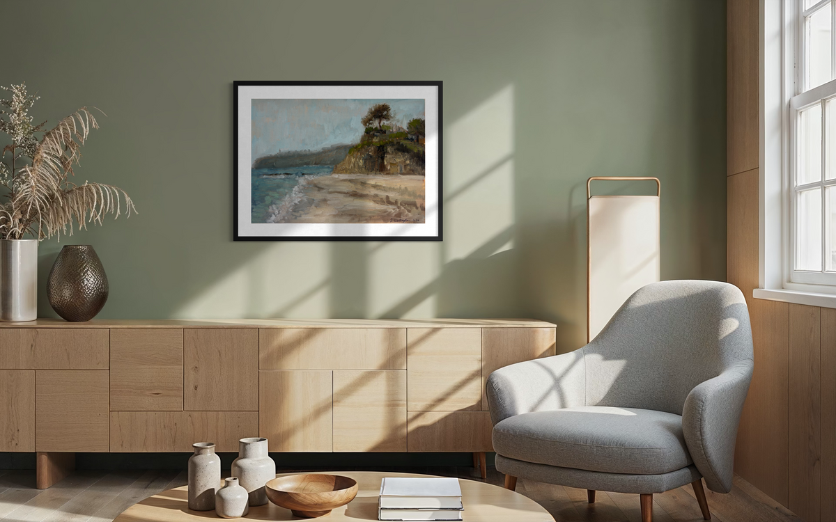 Victoria Beach Framed Poster