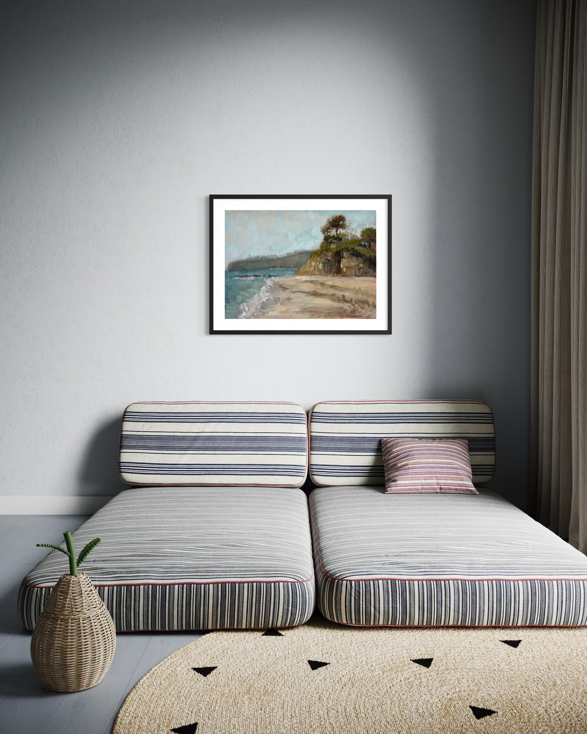 Victoria Beach Framed Poster
