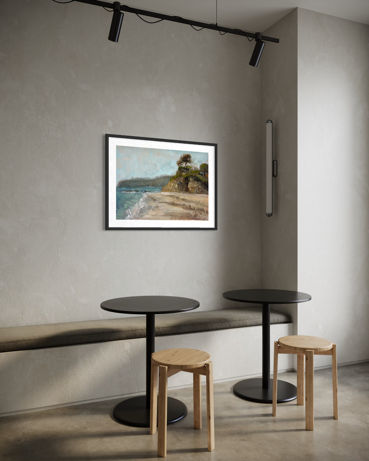 Victoria Beach Framed Poster