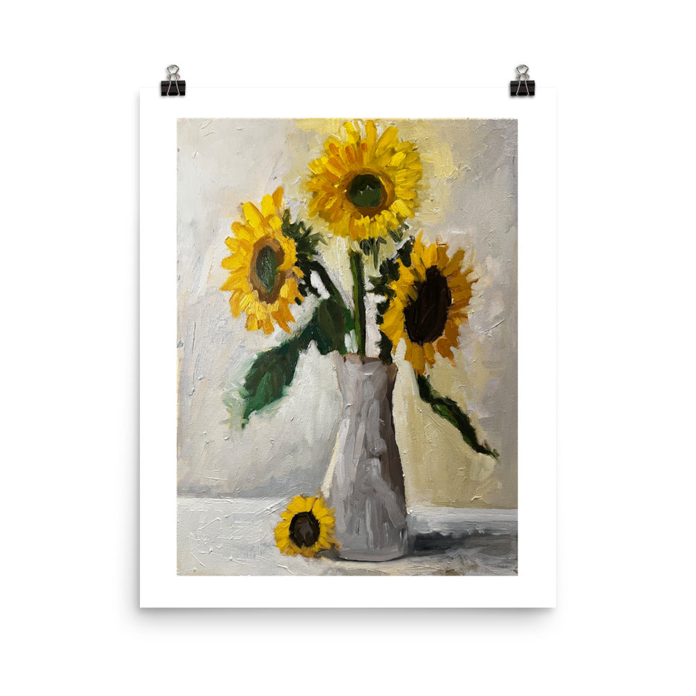 ポールウェラー/Sunflower レコード ポスター付 Sunflowers in the sunset print by Melanie Viola | Posterlounge