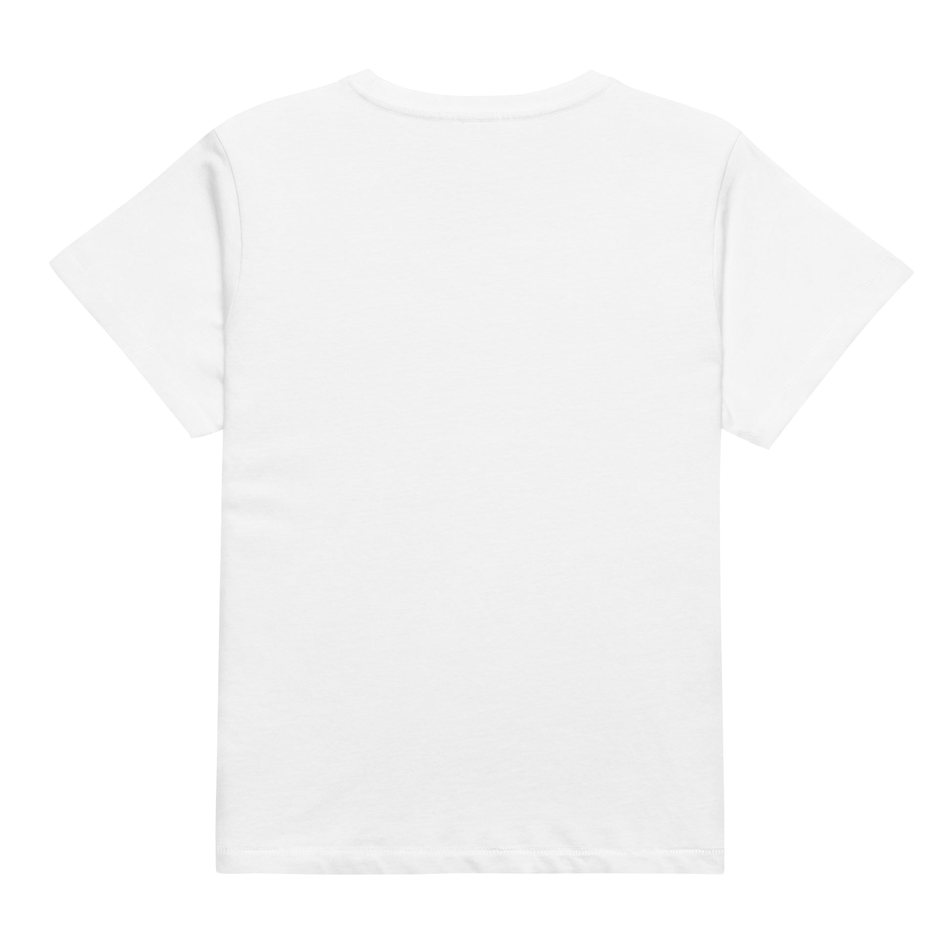 The Rodeo Baby Tee — back view on white background
